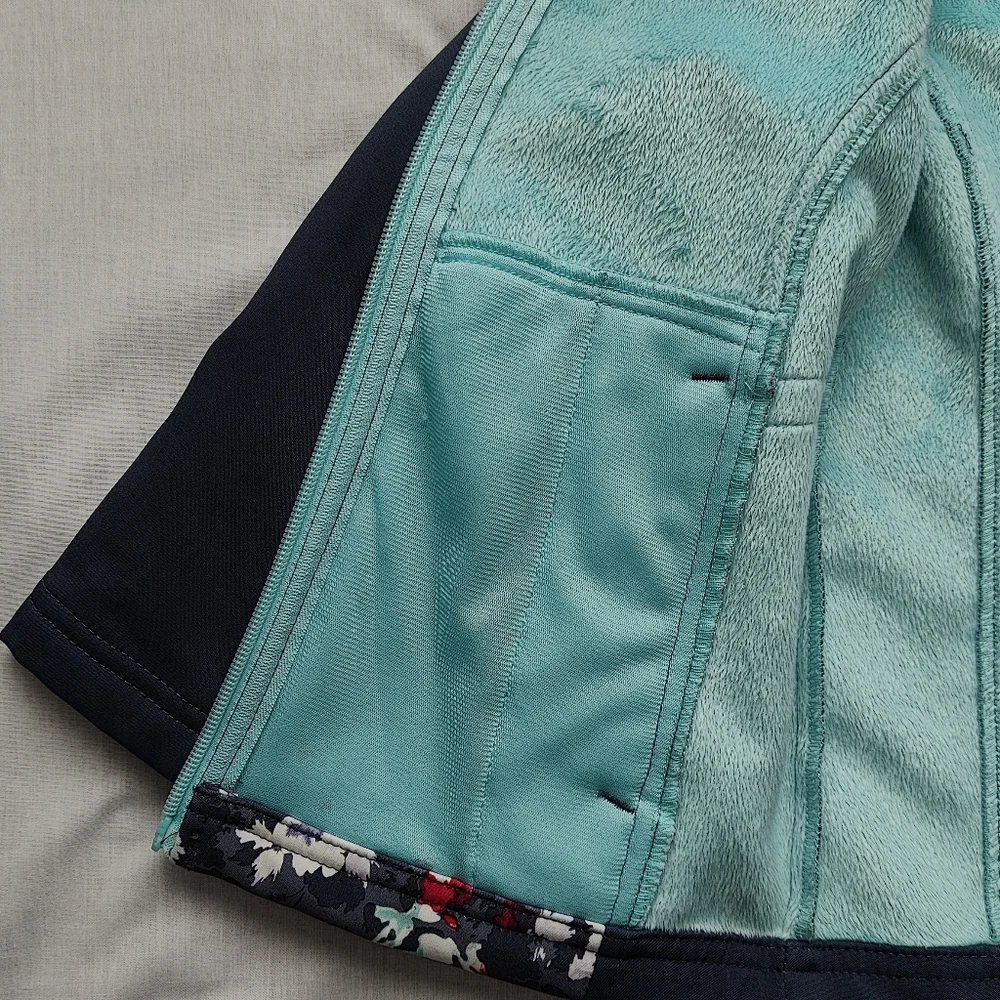 Free Country Girl's Softshell Wind & Water Resistant - Gray Floral - Size 5/6 - Picture 7 of 13